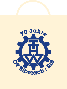 Bedruckte Baumwolltasche mit individuellem Logo